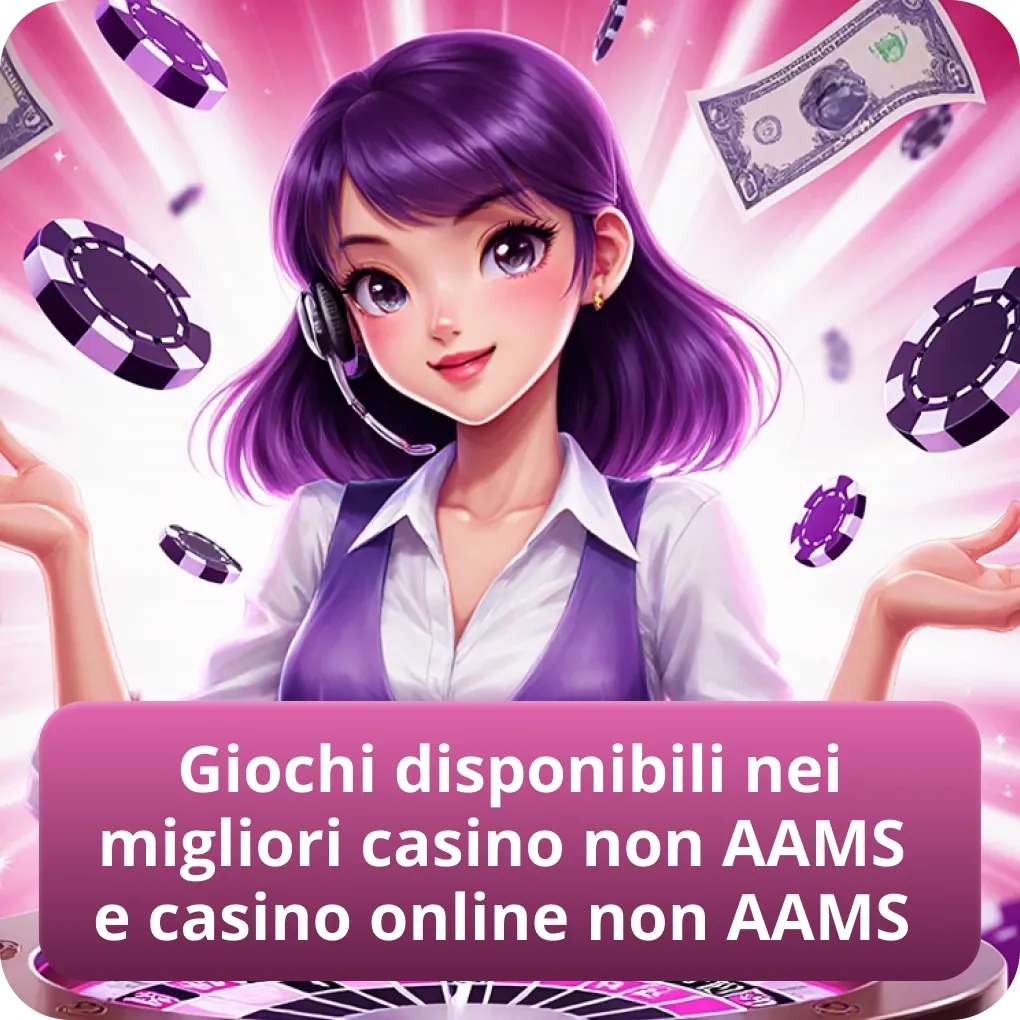 Giochi disponibili nei migliori casino non AAMS e casino online non AAMS