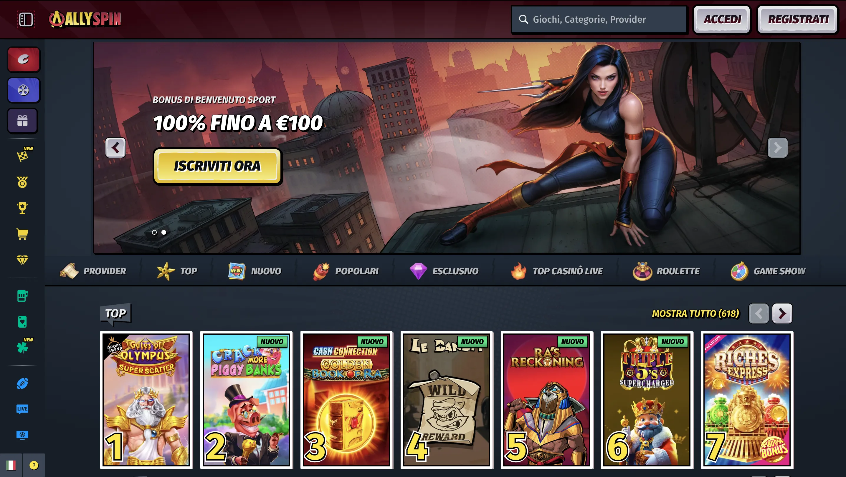 Lista siti casino non AAMS con prelievo immediato e casino non AAMS che pagano subito per categoria